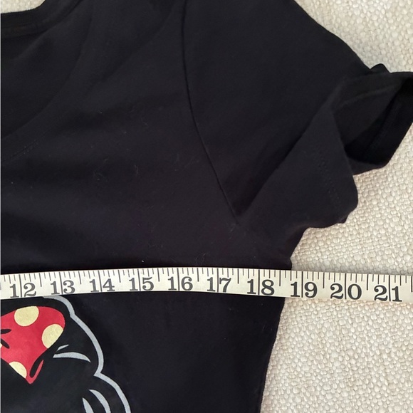 Lucky 13 Miss Alley Cat Juniors Size XL Black Scoop Neck Tee - Picture 6 of 9